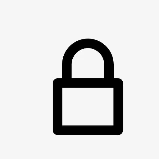 小锁图标免抠