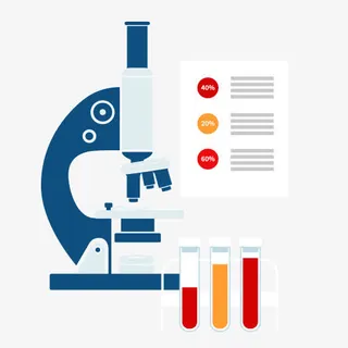 药品实验卡通图免抠