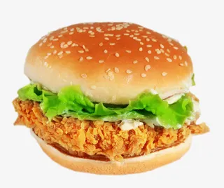 香辣鸡腿堡免抠