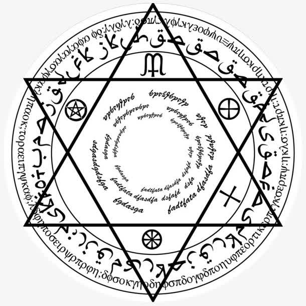 魔法转盘免抠标签元素