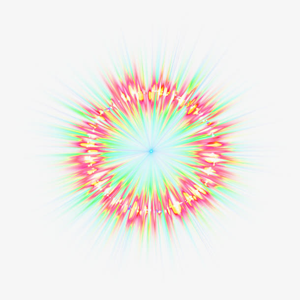 红绿色光圈免抠