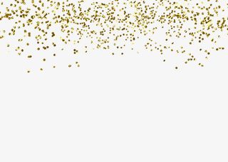 金色漂浮素材免抠