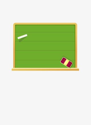 绿色画板宣传框免抠