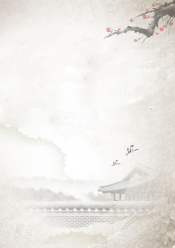 复古墙面梅花高清免抠