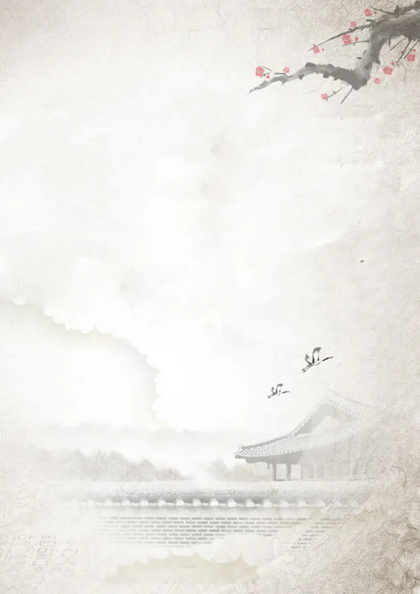 复古墙面梅花高清免抠