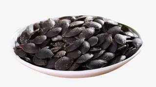 纯黑咸味南瓜子免抠