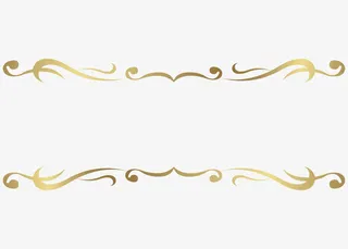 高贵法式花纹边框PNG图片免抠