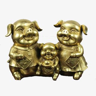 三只发财猪免抠