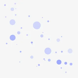 淡蓝色圆形浪漫光斑光效免抠