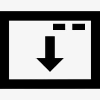 网页与向下箭头图标免抠