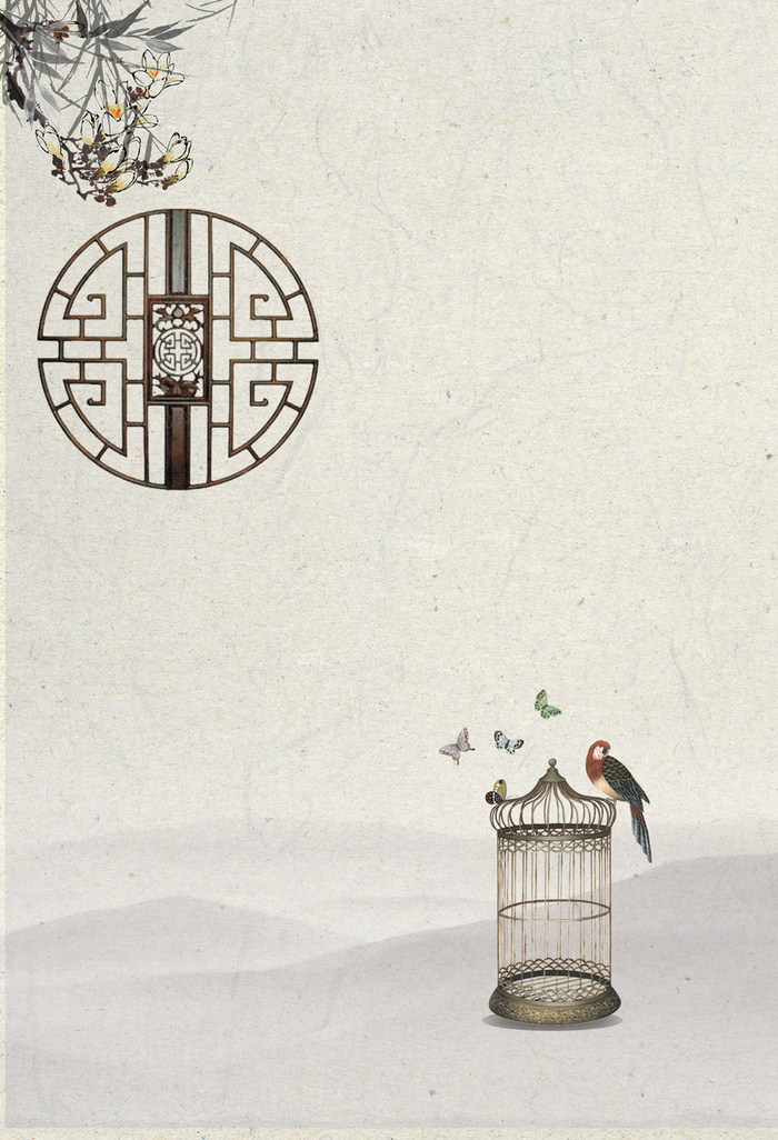 中国风古典展板背景高清