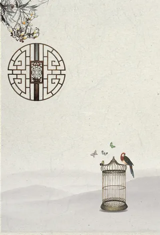 中国风古典展板背景高清
