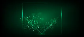 创意科技绿色banner高清