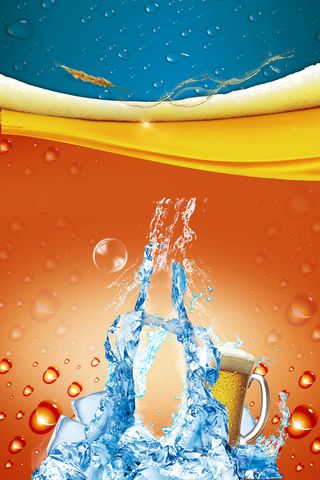 夏日狂欢畅饮啤酒节海报高清