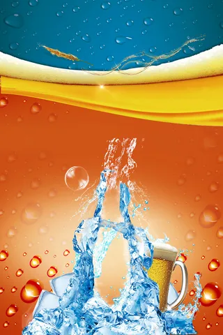 夏日狂欢畅饮啤酒节海报高清