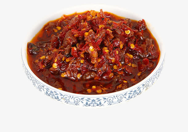 辣椒酱美食佐料免抠