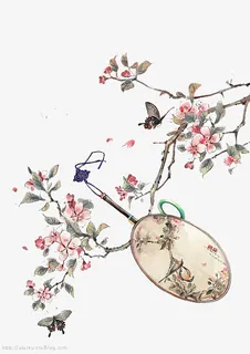 古风桃花元素免抠 古风桃花元素免抠
