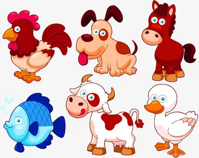 卡通动物图免抠