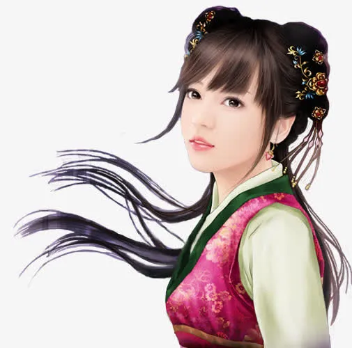 古风少女免抠