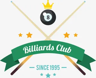 卡通球杆标签免抠