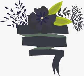 黑色标签栏免抠