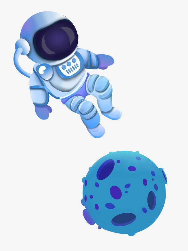 太空人，地球，太空，科技免抠