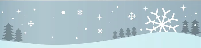 冬季卡通banner背景高清
