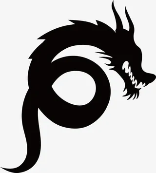 创意龙字创意龙边框免抠