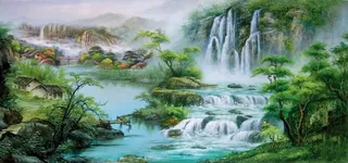 山水风景画高清