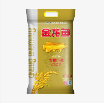 产品实物金龙鱼大米免抠