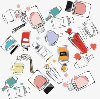 各色化妆品矢量免抠 各色化妆品矢量免抠