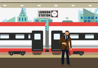 下车的人矢量免抠