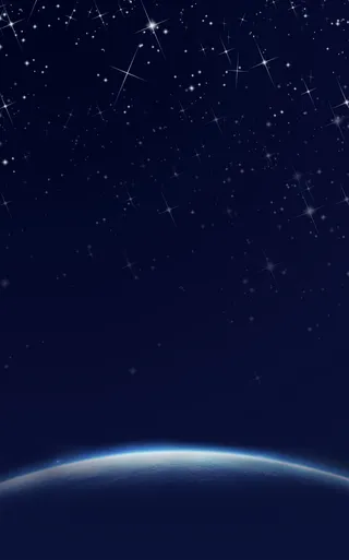 蓝色星空海报背景高清