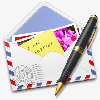 航空邮票照片笔图标免抠