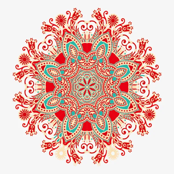 中国风花边装饰免抠