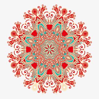 中国风花边装饰免抠