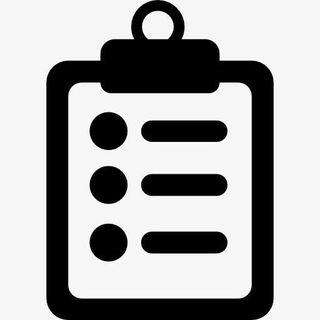 医学笔记符号列表文件剪贴板上的图标免抠