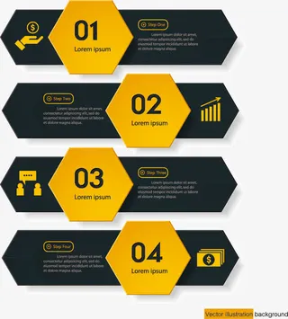 网络信息图表设计矢量素材,免抠