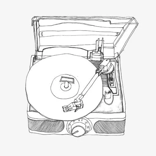 复古唱片机免抠