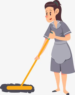 家政保洁服务人物免抠