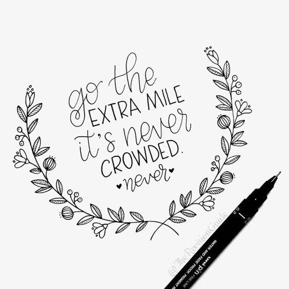 手绘英文字装饰免抠