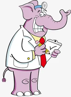 卡通动物医生免抠