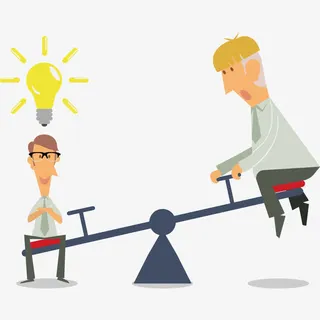 跷跷板素材免抠