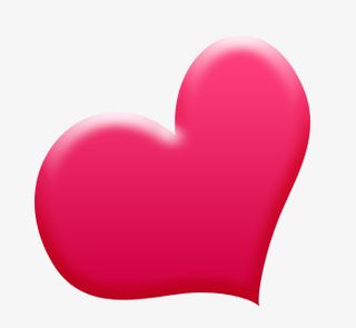 红色的爱心免抠