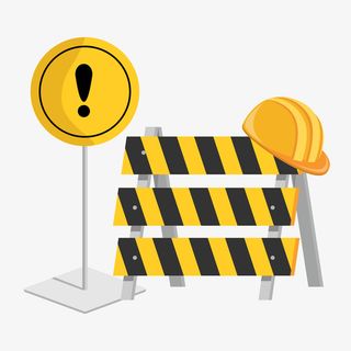 施工路障元素免抠