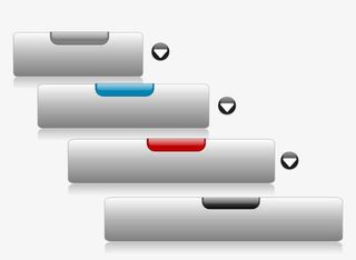 渐变ppt递进图示免抠