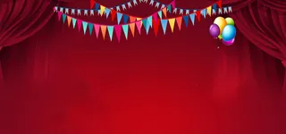 淘宝圣诞狂欢梦幻简约渐变酒红色海报背景高清