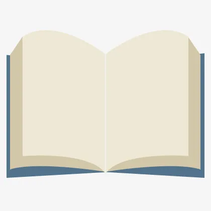 打开的书籍素材免抠图标元素