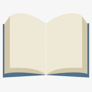打开的书籍素材免抠图标元素 打开的书籍素材免抠图标元素