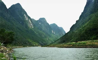 实拍山间景色免抠